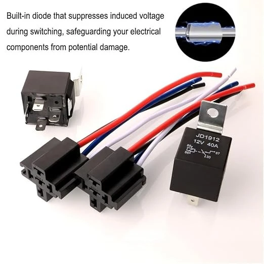 Relay For Car Lights 12V 40A